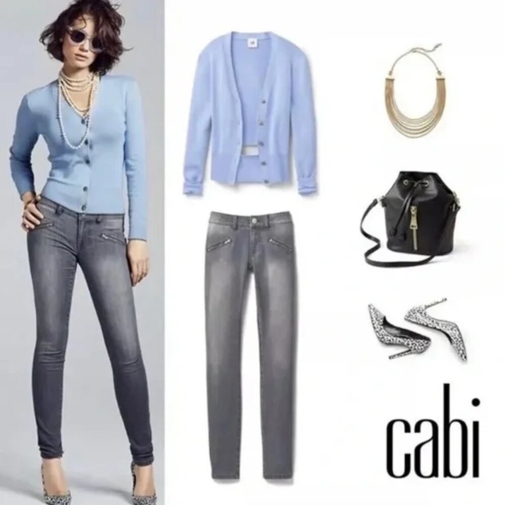 CABI Cut Out Cardigan LARGE